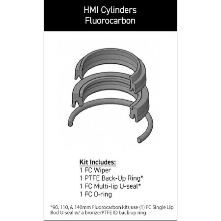 Parker - After Market Parts Hydraulic Cylinder Repair Kit- I-RK-I-U-1-110mm RK2HM1105